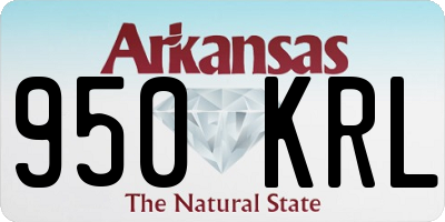 AR license plate 950KRL