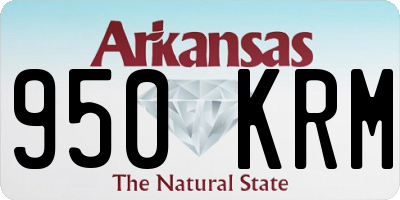 AR license plate 950KRM