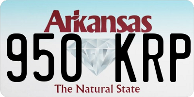 AR license plate 950KRP