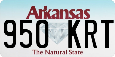 AR license plate 950KRT