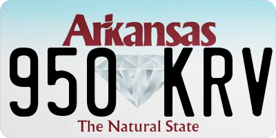 AR license plate 950KRV