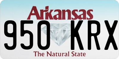 AR license plate 950KRX