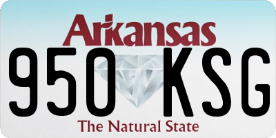 AR license plate 950KSG