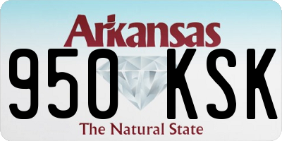 AR license plate 950KSK