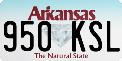 AR license plate 950KSL