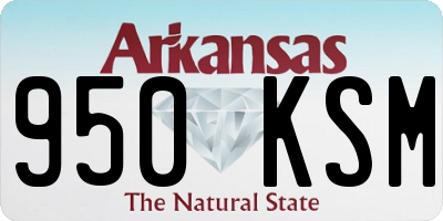 AR license plate 950KSM