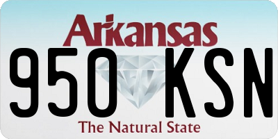 AR license plate 950KSN