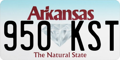 AR license plate 950KST