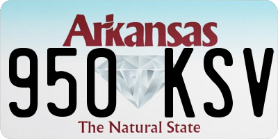 AR license plate 950KSV