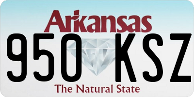 AR license plate 950KSZ