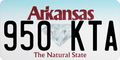 AR license plate 950KTA