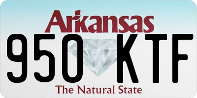AR license plate 950KTF