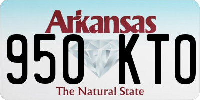 AR license plate 950KTO