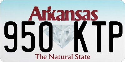 AR license plate 950KTP