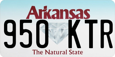 AR license plate 950KTR