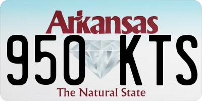AR license plate 950KTS