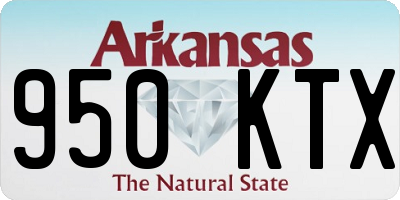 AR license plate 950KTX