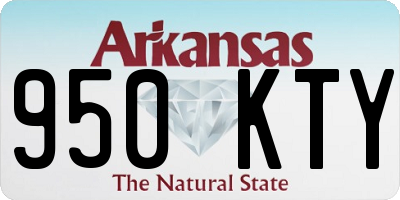 AR license plate 950KTY