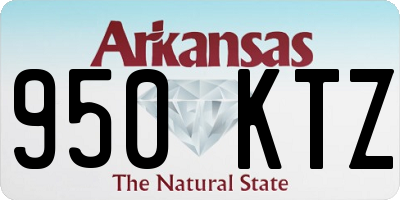AR license plate 950KTZ