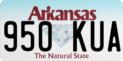 AR license plate 950KUA