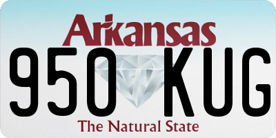 AR license plate 950KUG