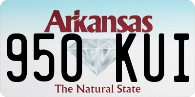 AR license plate 950KUI