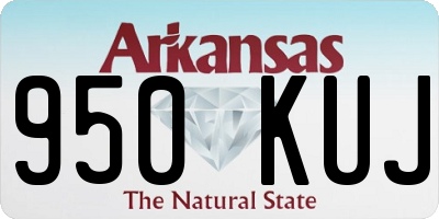 AR license plate 950KUJ