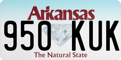 AR license plate 950KUK