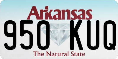 AR license plate 950KUQ
