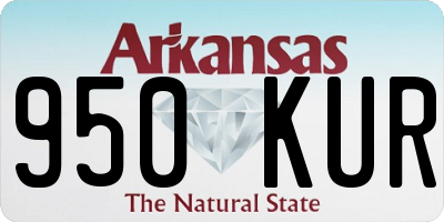 AR license plate 950KUR
