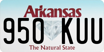 AR license plate 950KUU
