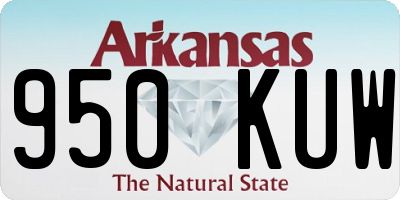 AR license plate 950KUW