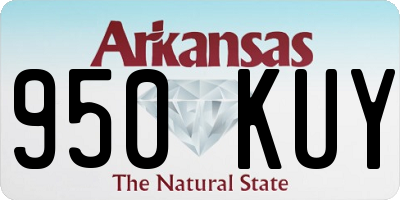 AR license plate 950KUY