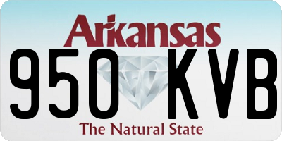 AR license plate 950KVB