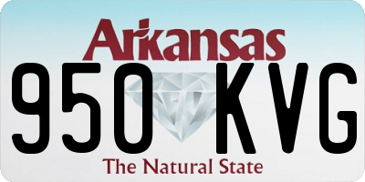AR license plate 950KVG