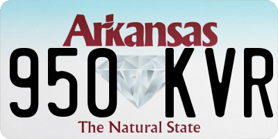 AR license plate 950KVR