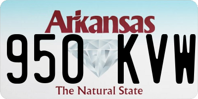 AR license plate 950KVW