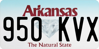 AR license plate 950KVX