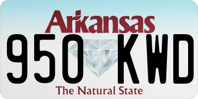 AR license plate 950KWD