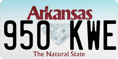 AR license plate 950KWE