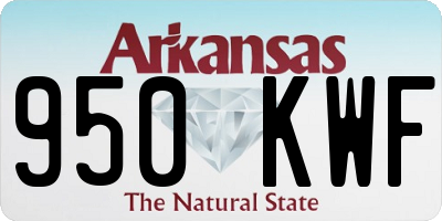 AR license plate 950KWF