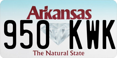 AR license plate 950KWK