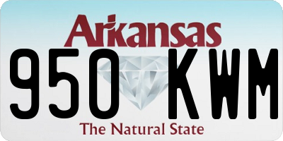AR license plate 950KWM