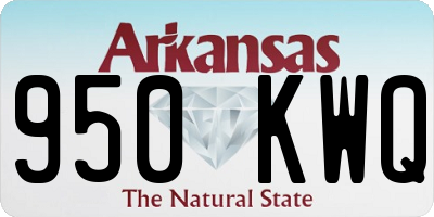 AR license plate 950KWQ
