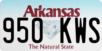 AR license plate 950KWS