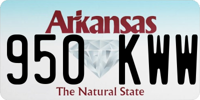 AR license plate 950KWW