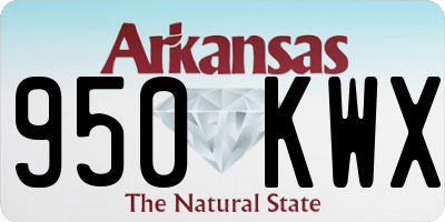 AR license plate 950KWX