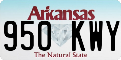 AR license plate 950KWY