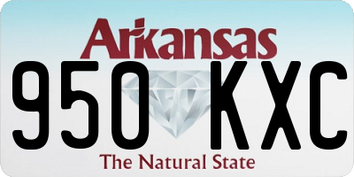 AR license plate 950KXC