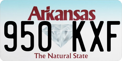 AR license plate 950KXF
